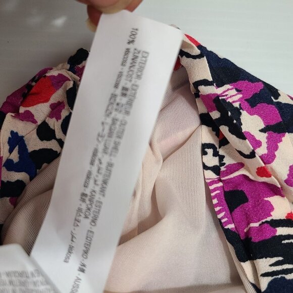 ZARA DRAPED PRINTED SKIRT MULTICOLORED | 7484/077 SIZE XS - Picture 6 of 10